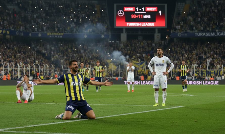 Fenerbahçe’nin Kadıköy’deki Dramı: Kasımpaşa ile Durdular