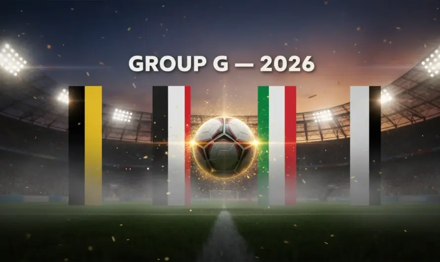 2026 Dünya Kupası G Grubu: Belçika, İran, Mısır ve Yeni Zelanda’nın Mücadele Arenası